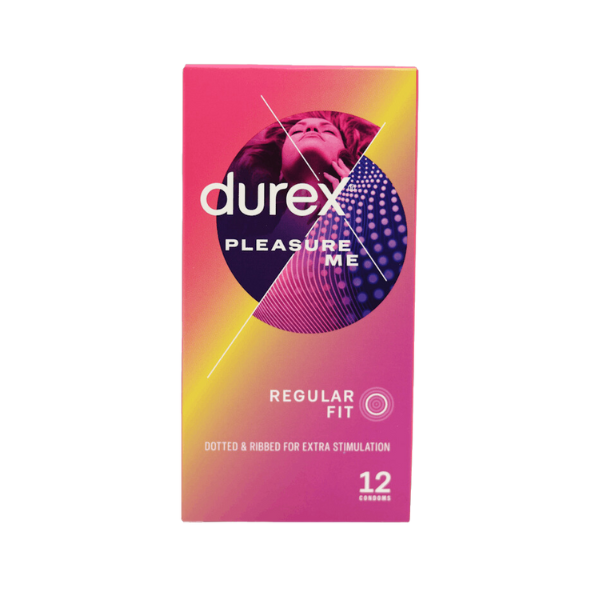 Durex Pleasure Me Ribbed & Dotted Condoms 12 Pack