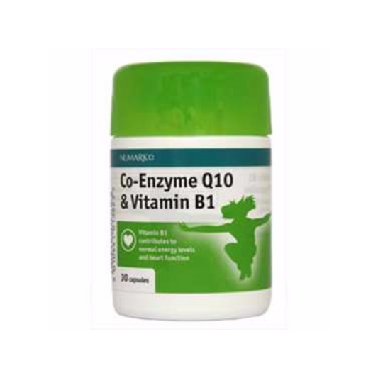 Numark Co-Enzyme Q10 & Vitamin B1 30Capsules