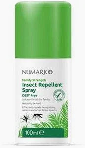 Numark Family Strength Insect Repellent Spray 100ml.