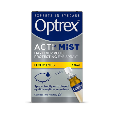 Optrex ActiMist Double Action 2in1 for Eye Spray for Itchy + Watery Eyes 10ml
