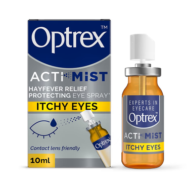 Optrex ActiMist Double Action 2in1 for Eye Spray for Itchy + Watery Eyes 10ml