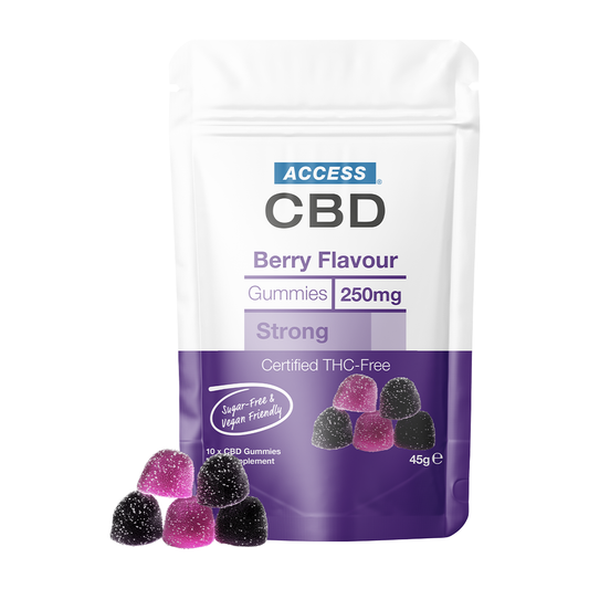 ACCESS CBD CBD Gummies Berry (10 X 25mg Gummies) – 250mg