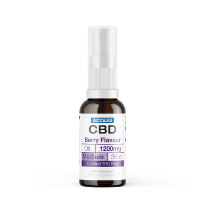 Access CBD Berry Flavour 1200mg – CBD Oil for Stress & Pain