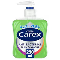 Carex Aloe Vera Antibacterial Hand Wash 250ml