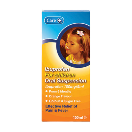 Care Ibuprofen for Children Oral Suspension 100ml