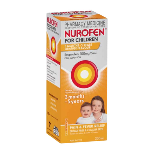 Nurofen for Children Orange Flavour Oral Suspension 200ml