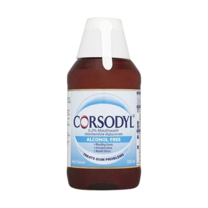 Corsodyl Mint Mouthwash 300ml - (Alcohol Free)