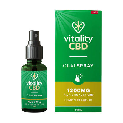 Vitality CBD Oral Spray 1200mg (With MCT Oil)