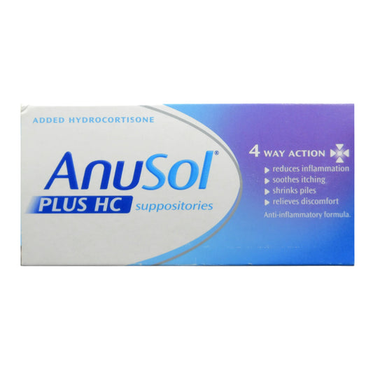 Anusol Plus HC Suppositories