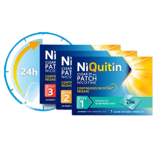 NiQuitin Clear Patch (Step 1,2,3)