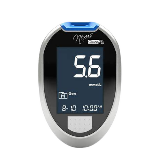 GlucoRx Nexus Blood Glucose Monitoring System Diabetic Starter Kit