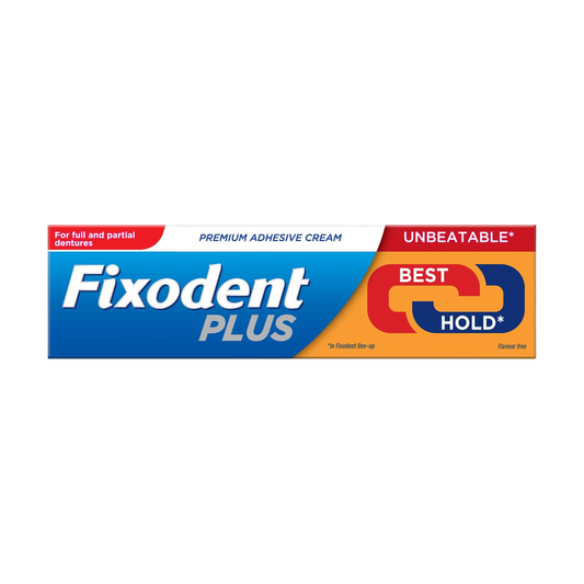 Fixodent Plus Premium Denture Adhesive Cream 40g