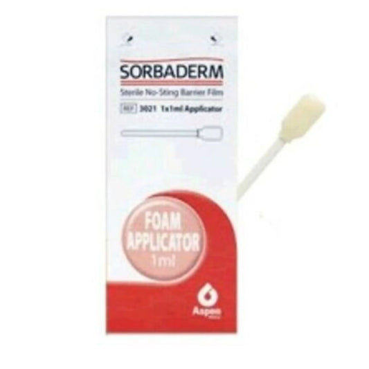 Sorbaderm No-Sting Barrier Film Foam Applicator 1ml x 5 pack