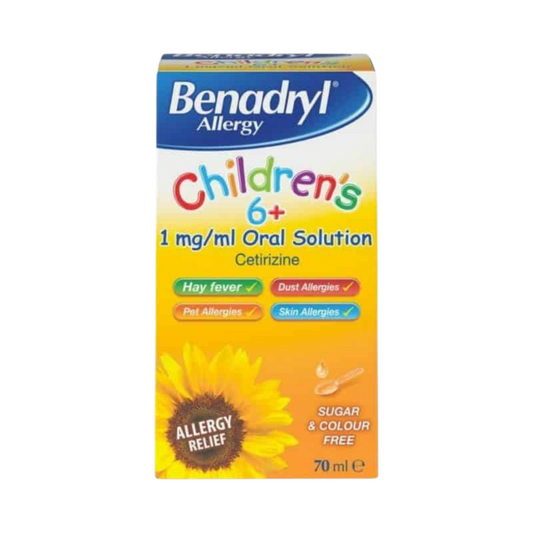 BENADRYL allergy children's 6+ 1mg/ml oral solution