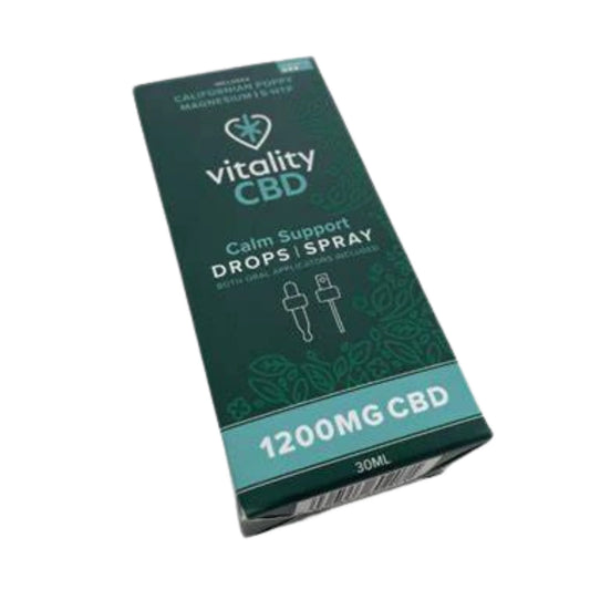 Vitality CBD Drops/Spray - Calm Support