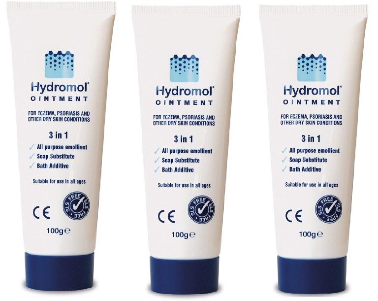 Hydromol Ointment 100g - for Eczema, Psoriasis, Dry Skin Conditions -3 ...