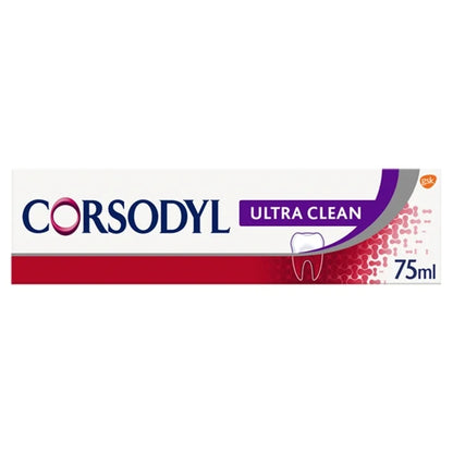 Corsodyl Ultra Clean Daily Fluoride Toothpaste – 75ml