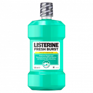 Listerine Fresh Burst Mouthwash - 500ml