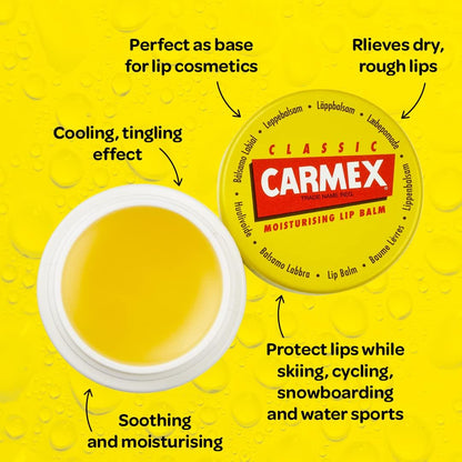 Carmex Classic Moisturising Lip Balm Jar 7.5g