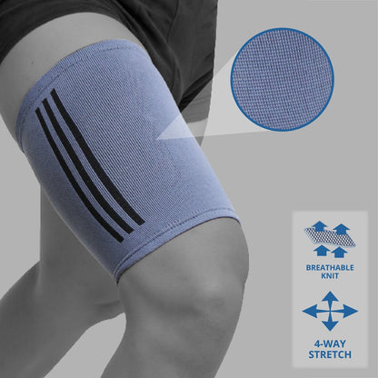 Elasticated Thigh Support – Senior Medium/Large (50–65cm) – Active Compression Sleeve
