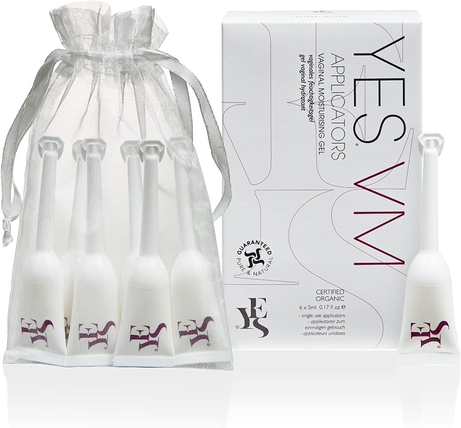 YES VM - Natural Vaginal Moisturiser - 6 Applicators