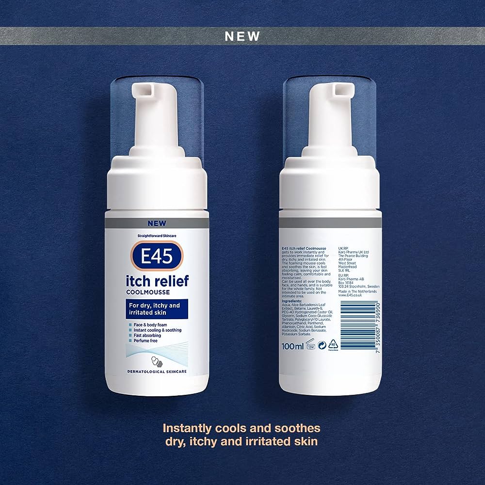 E45 Itch Relief Coolmousse 100ml