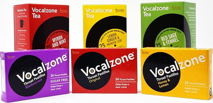 Vocalzone Throat Pastilles Blackcurrant - 24 Pastilles