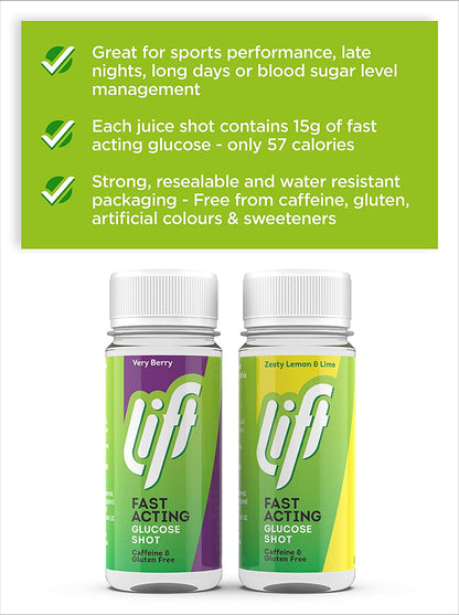 Lift Glucojuice Zesty Lemon & Lime 60ml