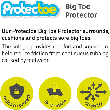 Toe Protector Gel Toe Cap - Pack of 10