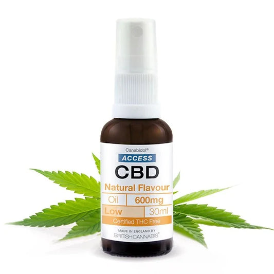 ACCESS CBD Natural Flavour 600mg - CBD Oil Spray 30ml