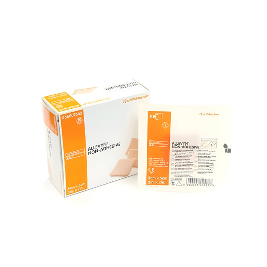 ALLEVYN Non-Adhesive 5cm x 5cm Advanced Foam Wound Dressings 66157643