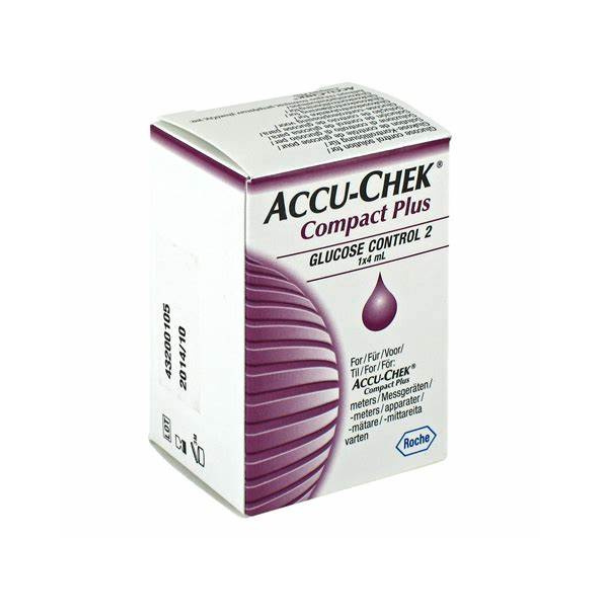 Accu-Chek Compact Plus Glucose Control 2 Solution 1x4ml