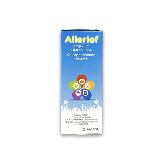 Allerief 2mg per 5ml Oral Solution 150ml