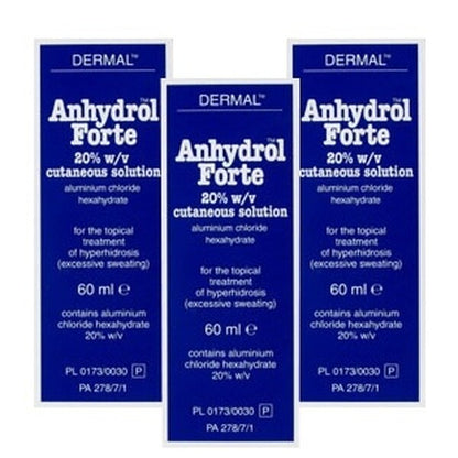 Anhydrol Forte Roll On 20% W/v Cutaneous Solution 60ml | x3 Pack