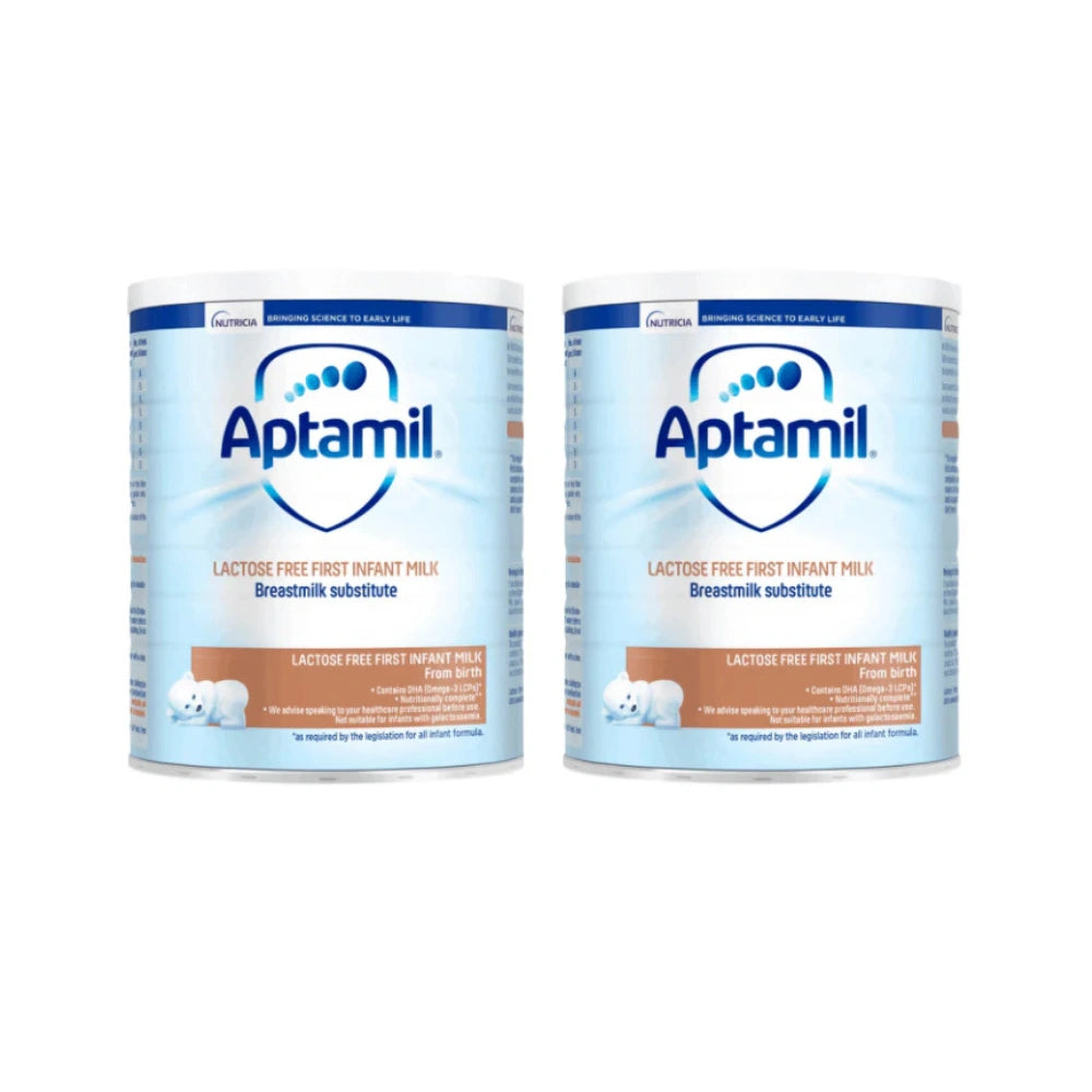 Aptamil Lactose Free Baby Milk Formula from Birth - 400g (double pack)