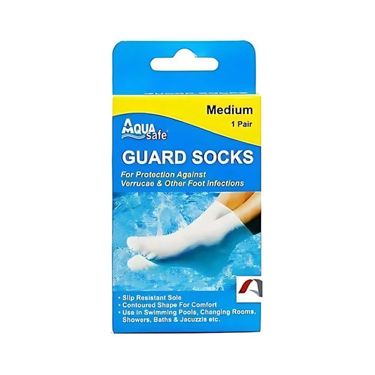 Aqua Guard Socks Medium (Size 3-5) 1Pair