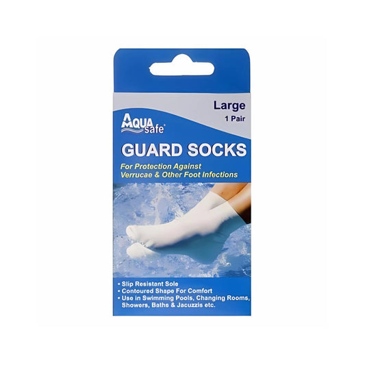 Aqua Safe Guard Socks Large (Size 6-8) 1Pair