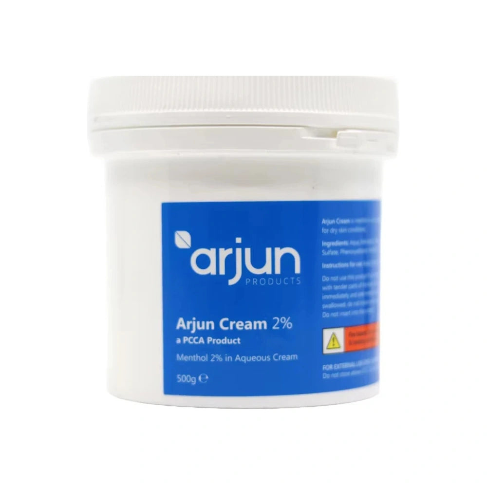 Arjun 2% Menthol Aqueous Cream 500g