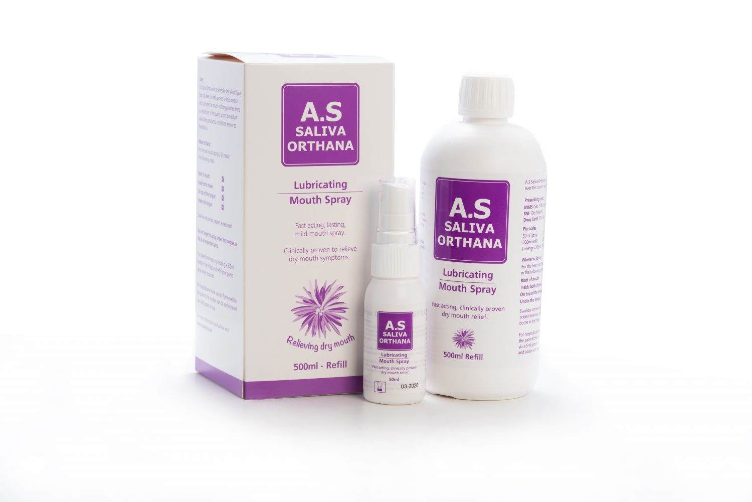 A.S Saliva Orthana Spray Refill 500ml