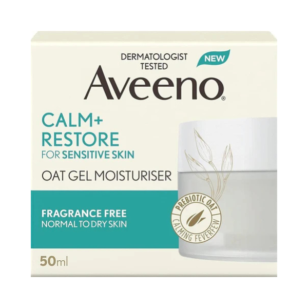 Aveeno Calm+Restore Oat Gel Moisturiser - 50 ml