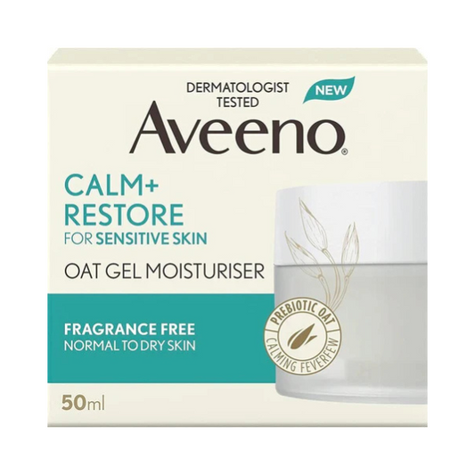 Aveeno Calm+Restore Oat Gel Moisturiser - 50 ml