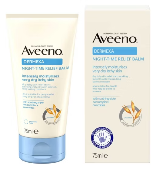 Aveeno Dermexa Night-Time Relief Balm 75ml
