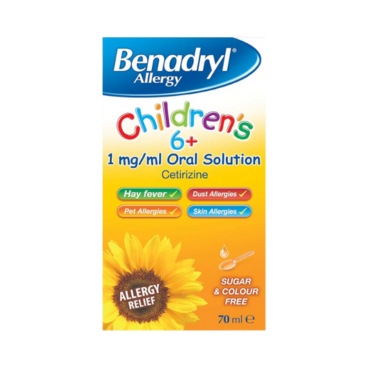 BENADRYL allergy children's 6+ 1mg/ml oral solution
