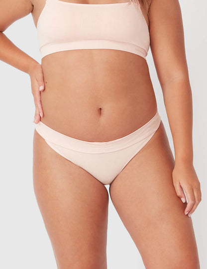 Bamboo Basics Bikini Brief – Putty Pink1