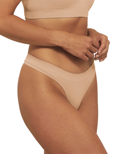  Bare Essentials G-String – Rose Beige1