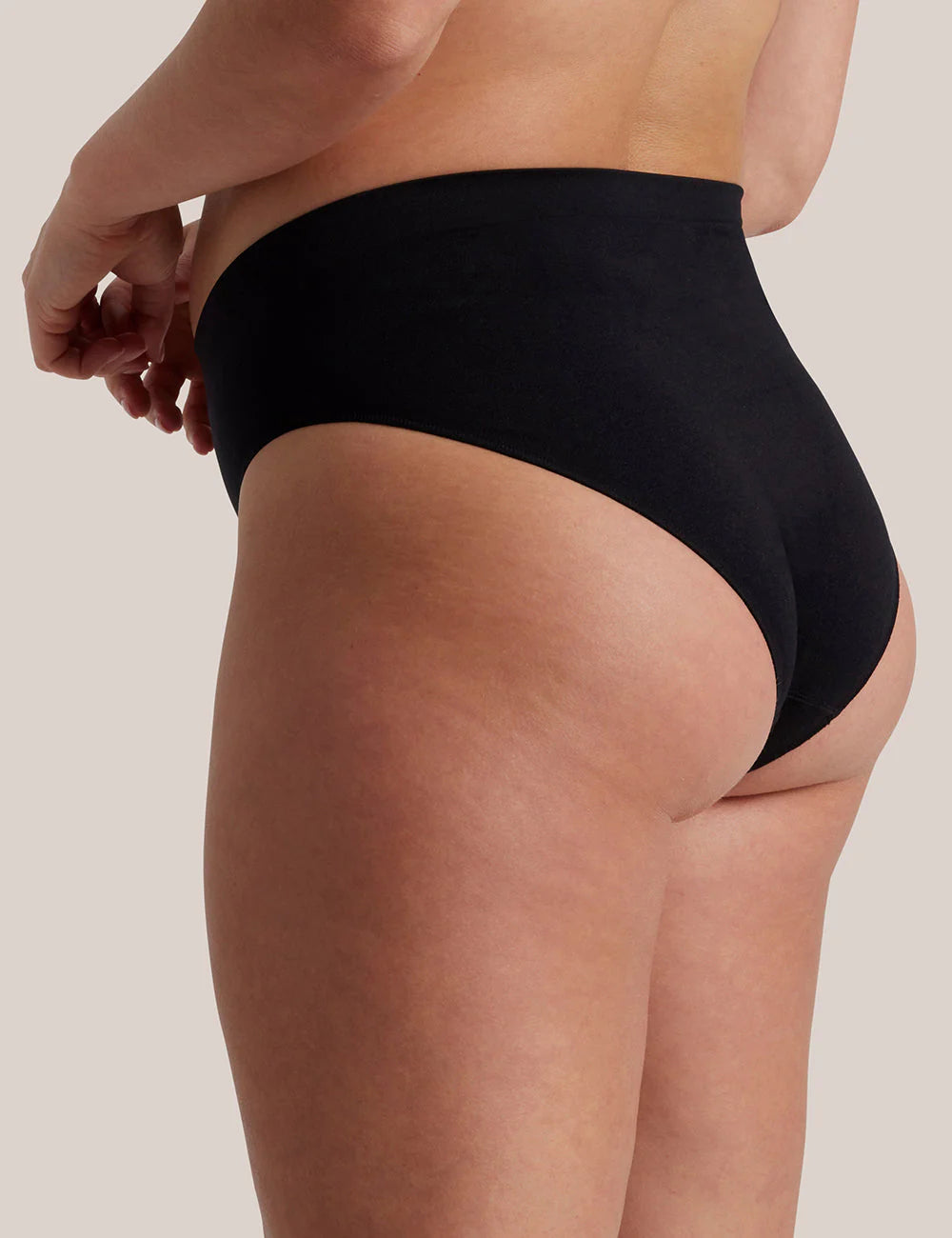 Bare Essentials Hi Cut Brief – Black3