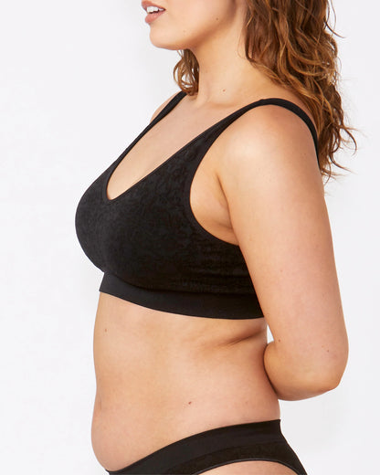 Bare Essentials Lace Bralette – Black2