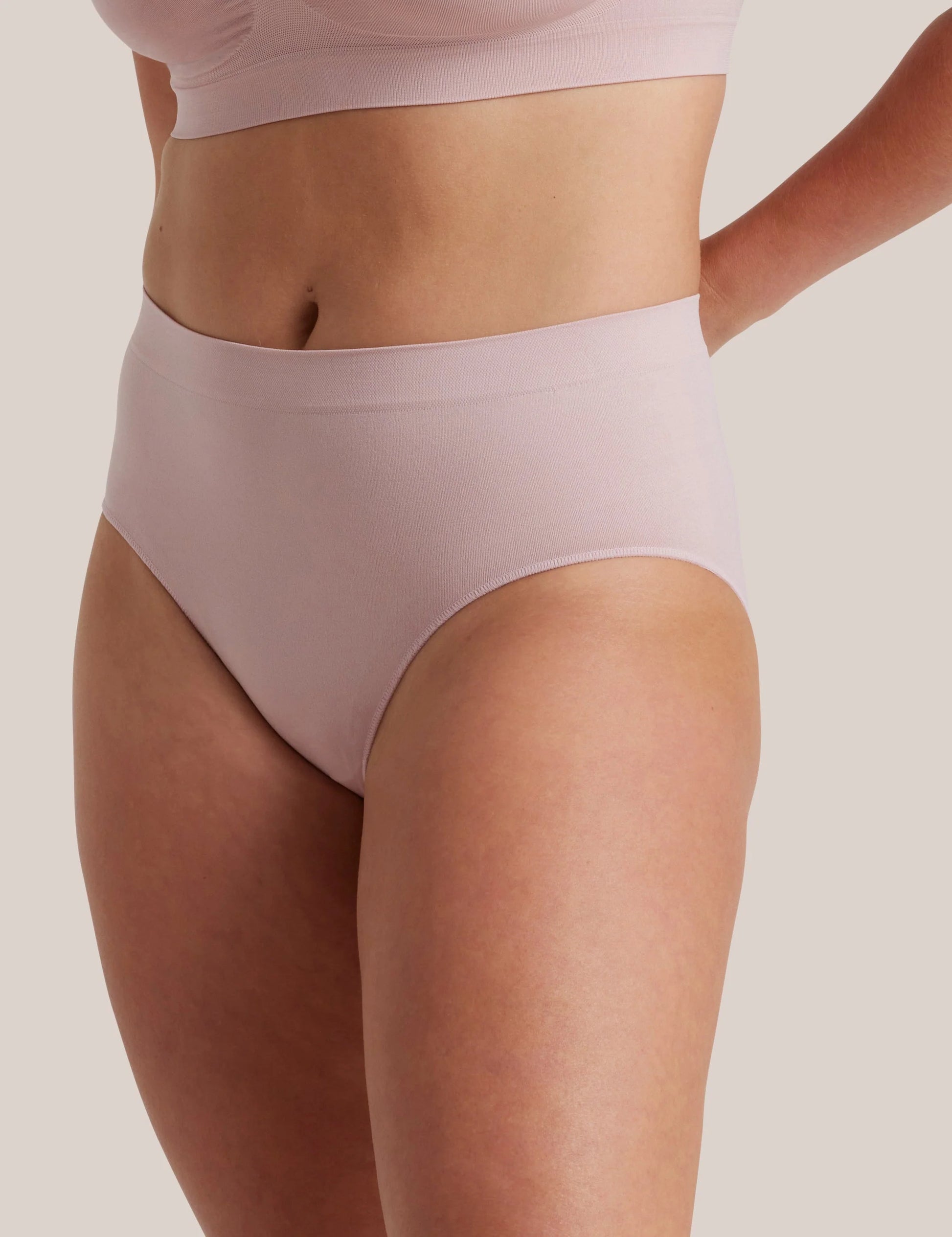Bare Essentials Midi Brief – Lilac Taupe