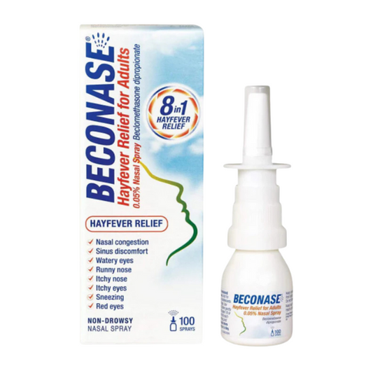 Beconase Hayfever Relief for Adults Nasal Spray 100 Sprays