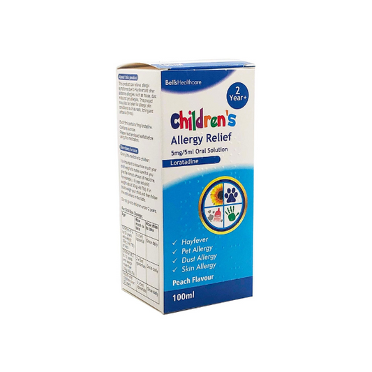 Bell's Healthcare Children's Allergy Relief 5mg/5ml Oral Solution 100ml (Loratadine)